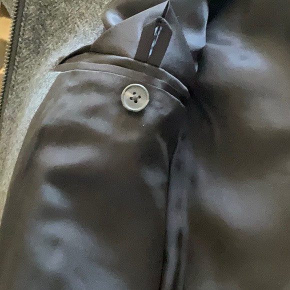 THEORY WYATT RUSH HERRINGBONE WOOL -BLEND JACKET size large brand new - Picture 9 of 10